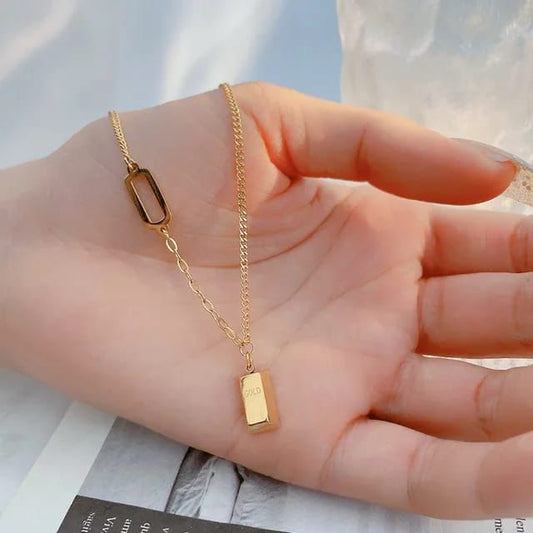 Gold Bar Necklace