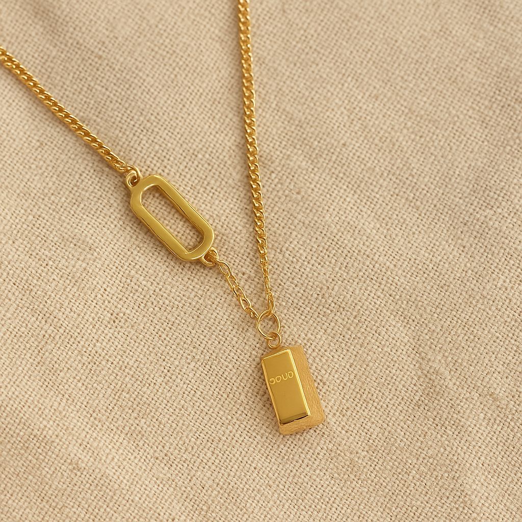 Gold Bar Necklace