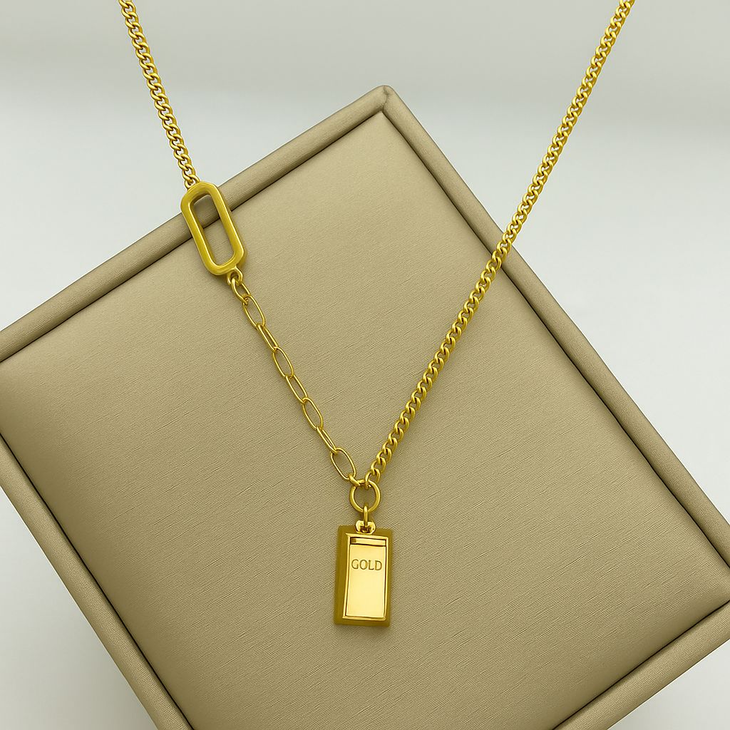 Gold Bar Necklace